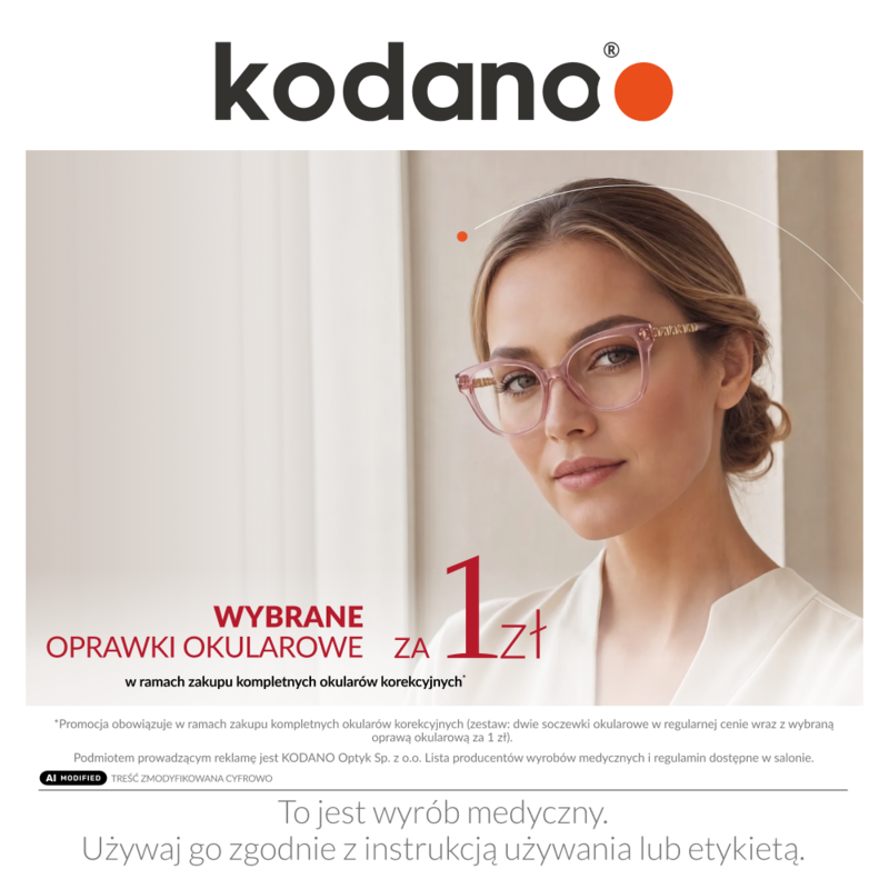 WYBRANE oprawki okularowe za 1 zł!
