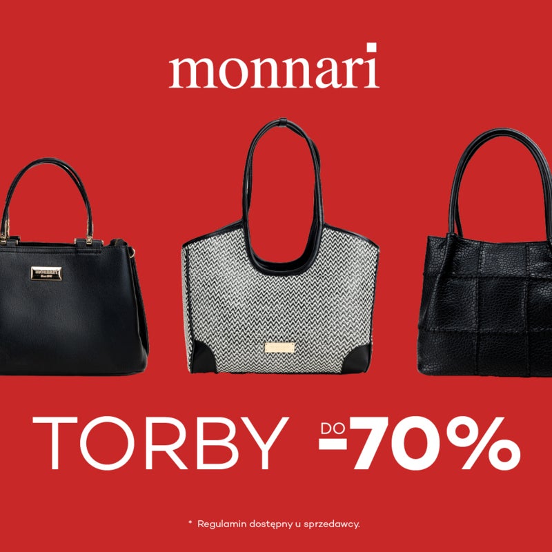 TORBY do -70% w Monnari!