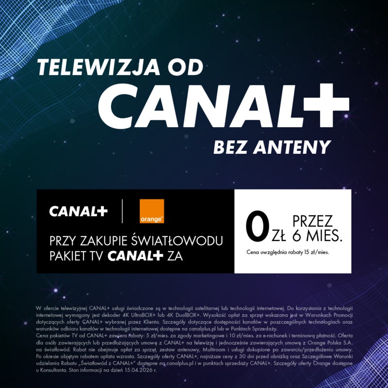 Wybierz swój pakiet telewizji i oglądaj jak chcesz i gdzie chcesz!